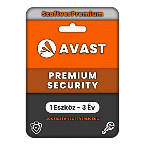 Avast Premium Secruity (1 Eszköz - 3 Év)