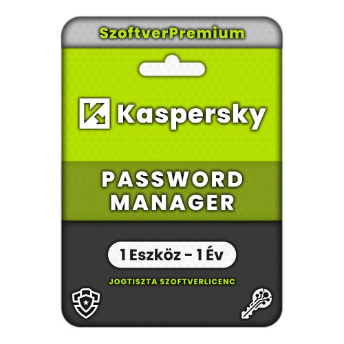 Kaspersky Password Manager (1 Eszköz - 1 Év)