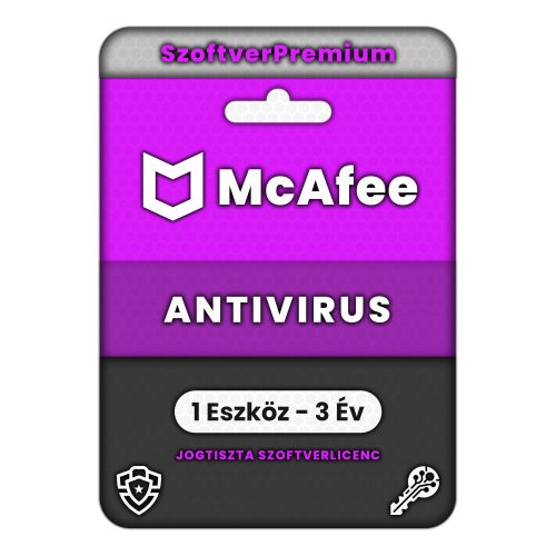 McAfee Antivirus (1 Eszköz - 3 Év)