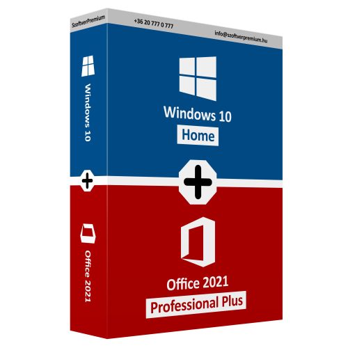 Csomag (Windows 10 Home + Office 2021 Professional Plus)