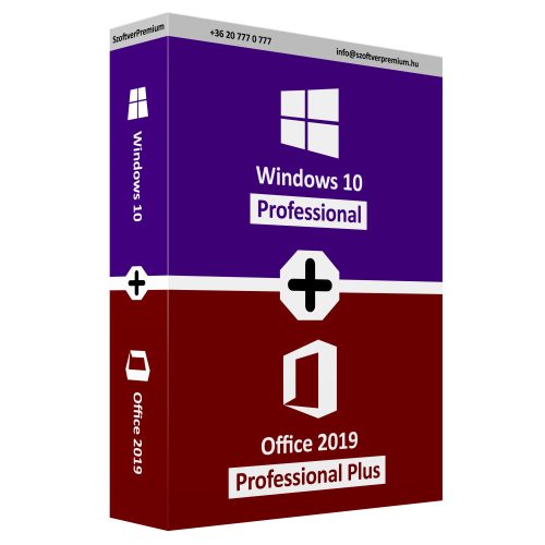 Csomag (Windows 10 Professional + Office 2019 Professional Plus)
