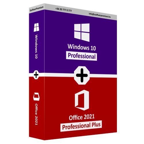 Csomag (Windows 10 Professional + Office 2021 Professional Plus)