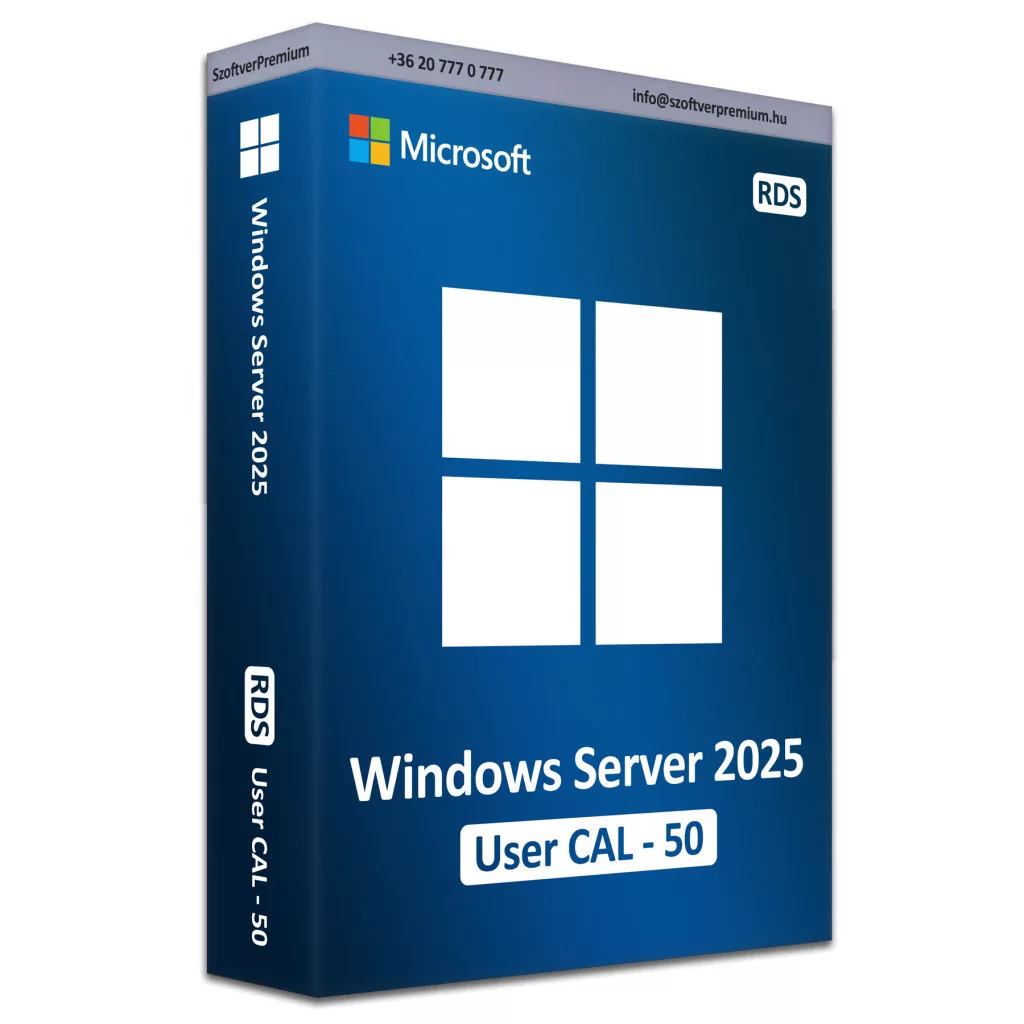 Windows Server 2025 User CAL (50) [RDS] licenc | SzoftverPre